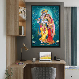 Radha & Krishna Couple - NicheCanvas