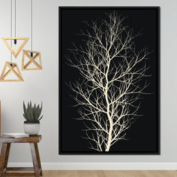 The Black Tree - Kubistika - NicheCanvas