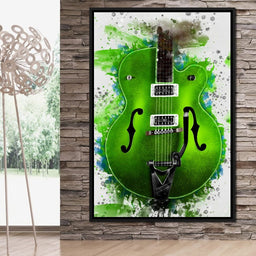 Brian Setzer's Guitar - Abraham Szomor - NicheCanvas