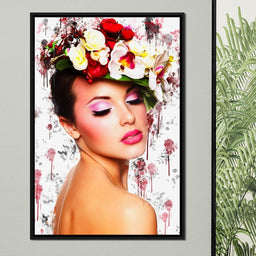 Flower Devine MixArt - Johanjjf - NicheCanvas