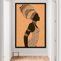 African Lady - NicheCanvas