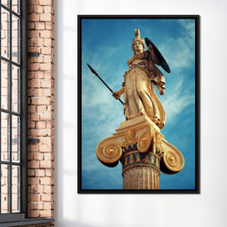 Athena Statue in Athens - NicheCanvas