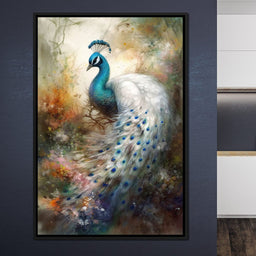 Peacock Serenity - NicheCanvas