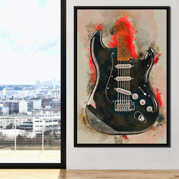 David Gilmour's Guitar - Abraham Szomor - NicheCanvas