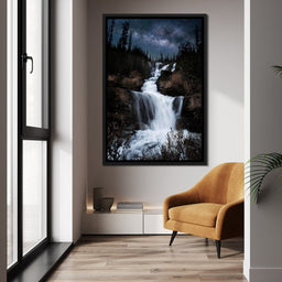 Milky Way Waterfall - Lucas Moore - NicheCanvas