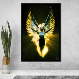 Angel Wings in Awe - G'n Art - NicheCanvas