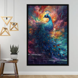 Sacred Peacock - NicheCanvas
