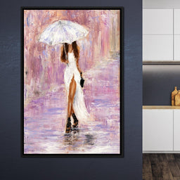 The Bridesmaid Under the Rain - NicheCanvas