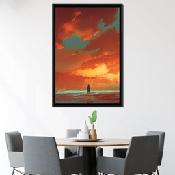 Admiring The Sunset - NicheCanvas