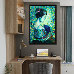 Silk Peafowl - Chiara Magni - NicheCanvas