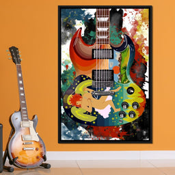 Eric Clapton's Solid Guitar - Abraham Szomor - NicheCanvas