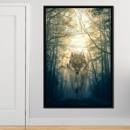Wolf Walking - Alex Graphex - NicheCanvas