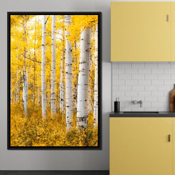Yellow Forest - Colorado - Lucas Moore - NicheCanvas