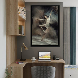 Ballet Dancer in the Desert - NicheCanvas