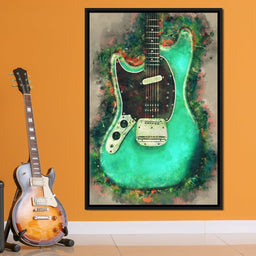 Kurt Cobain's Guitar - Abraham Szomor - NicheCanvas