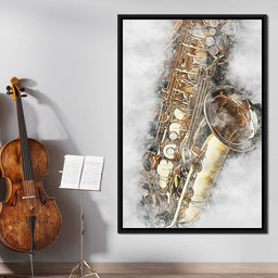 Saxophone - Mateo - NicheCanvas