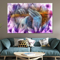 Krishna Playing the Flute - NicheCanvas