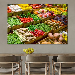 Fruit & Vegetables Market - NicheCanvas