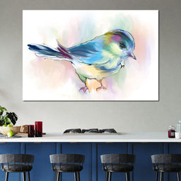 Watercolor Bird - NicheCanvas