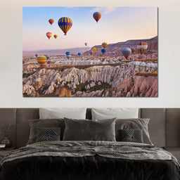 Hot Air Balloons over Cappadocia - NicheCanvas