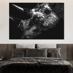 Big 5 Collection - Rhino - Johanjjf - NicheCanvas