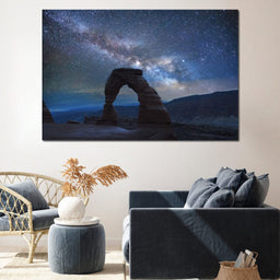 Arch Under the Milky Way - NicheCanvas