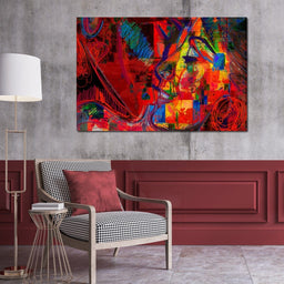 Kiss - Qusay-Art - NicheCanvas