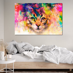 Curious Cat - NicheCanvas