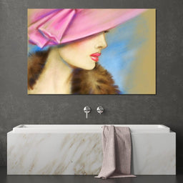 Pink Hat Fashion - NicheCanvas