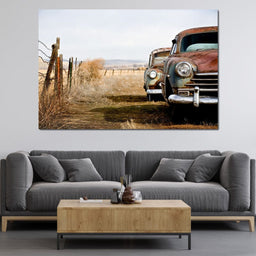 Abandoned Cars - NicheCanvas