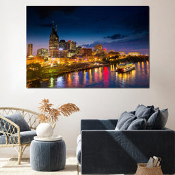 Nashville Skyline - NicheCanvas