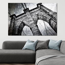 Brooklyn Bridge Arch - NicheCanvas