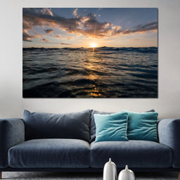 Sunset Ocean - Lucas Moore - NicheCanvas