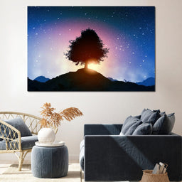 Spectacular Otherworldly Sunset - NicheCanvas