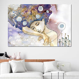 Lost in her Dreams - NicheCanvas