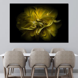 Yellow Backyard Flowers - Brian Carson - NicheCanvas