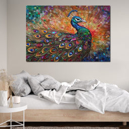 Peacock Fantasy - NicheCanvas