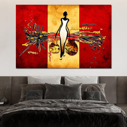 African Silhouette - NicheCanvas