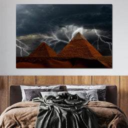 Pyramids of Giza - NicheCanvas