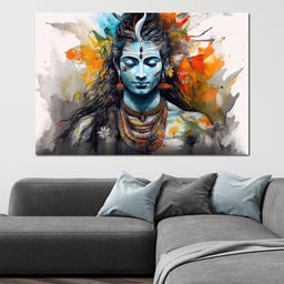 Serene Shiva - NicheCanvas
