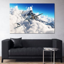 P51 Mustangs Winter Squadron - NicheCanvas