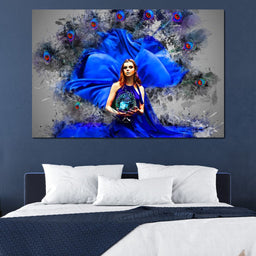 Feather Gown - Johanjjf - NicheCanvas