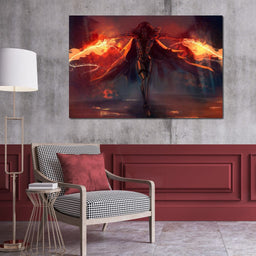 Fire Succubus - NicheCanvas