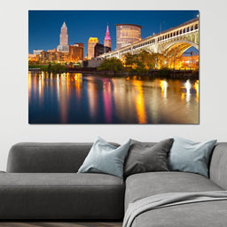 Cleveland Skyline - NicheCanvas