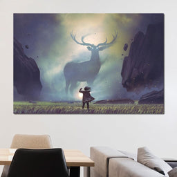 Spiritual Deer - NicheCanvas