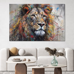 Urban Jungle: Lion - NicheCanvas