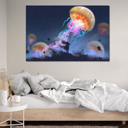 Giant Jellyfish - NicheCanvas