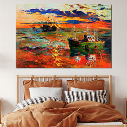 Fishing Boats - NicheCanvas