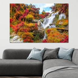 Mae Klang Waterfall - NicheCanvas