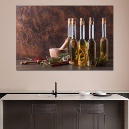 Olive Oil Canvas Set - NicheCanvas